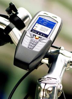 Celular Siemens M65 con GPS y medidor de distancias para instalar en las bicicletas