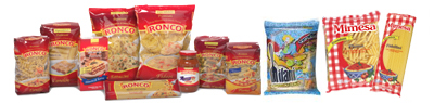 Pastas  producidas por  la compañía Cargill