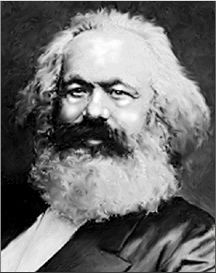 Retrato de Karl Marx, cortesía de la Universidad de Mount Allison