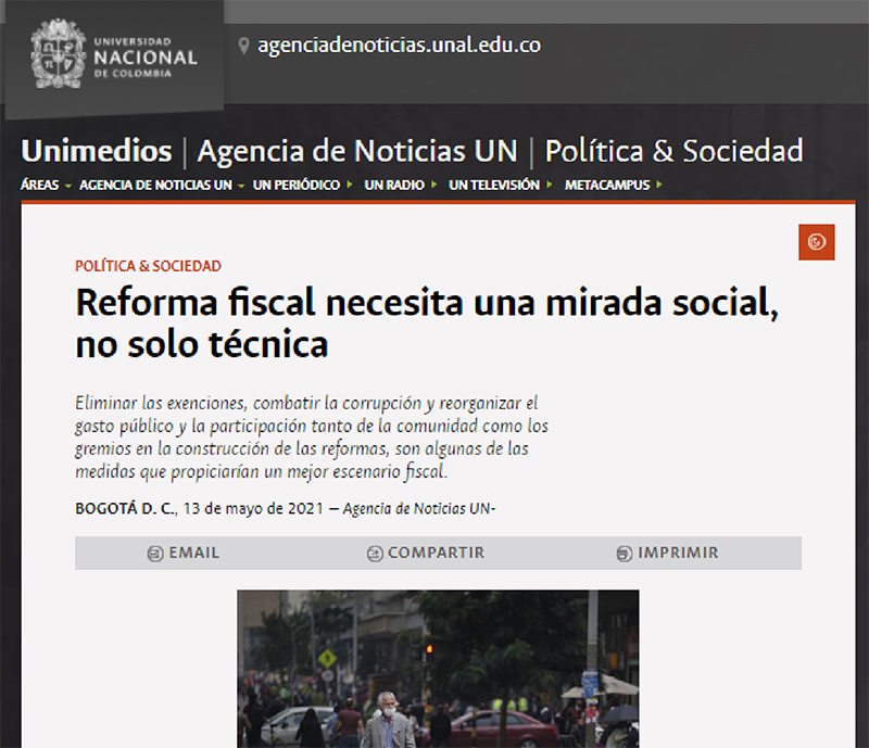 Reforma fiscal necesita una mirada social, no solo técnica Reforma fiscal necesita una mirada social, no solo técnica