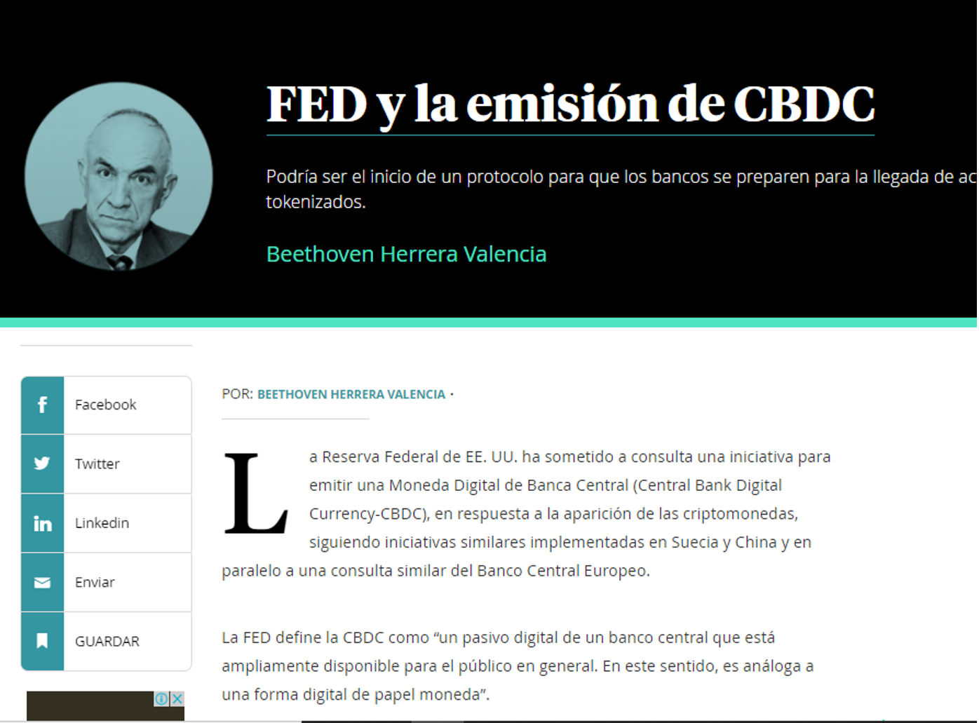 FED y la emisión de CBDC
