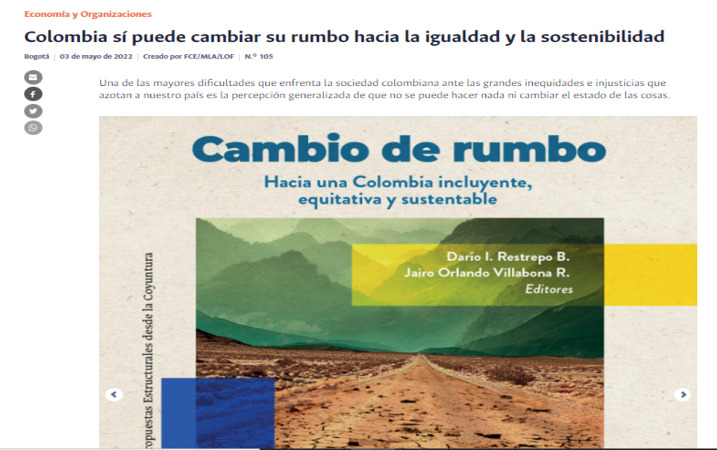 Colombia sí puede cambiar su rumbo hacia la igualdad y la sostenibilidad