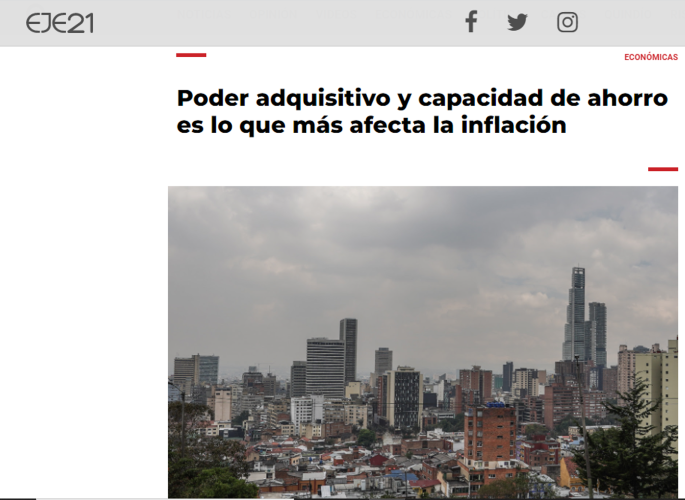 Poder adquisitivo y capacidad de ahorro es lo que más afecta la inflación Poder adquisitivo y capacidad de ahorro es lo que más afecta la inflación