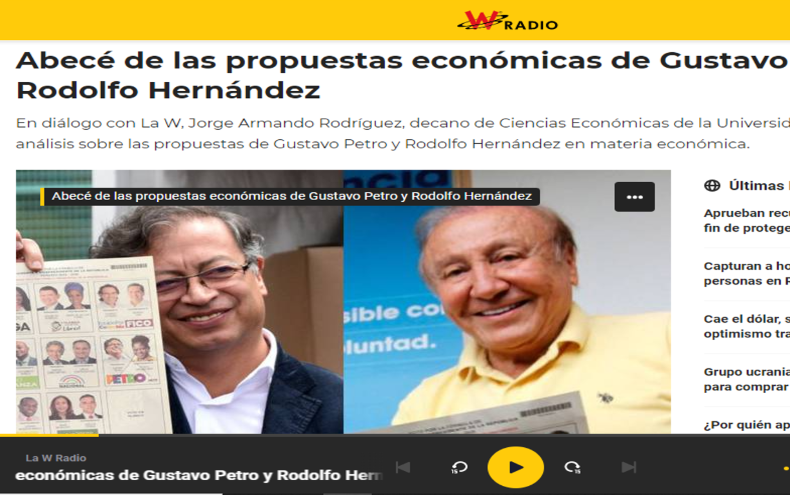 Abecé de las propuestas económicas de Gustavo Petro y Rodolfo Hernández Abecé de las propuestas económicas de Gustavo Petro y Rodolfo Hernández
