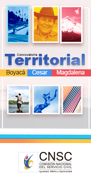 CONVOCATORIA No. 1137 a 1298 y 1300 a 1304 de 2019 TERRITORIAL BOYACÁ, CESAR Y MAGDALENA.
