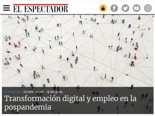 Transformación digital y empleo en la pospandemia