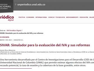 SIVAR Simulador para la evaluación del IVA y sus reformas