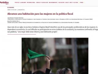 Abramos una habitación para las mujeres en la política fiscal