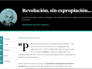 Revolución, sin expropiación…