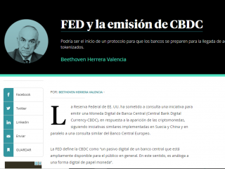 FED y la emisión de CBDC