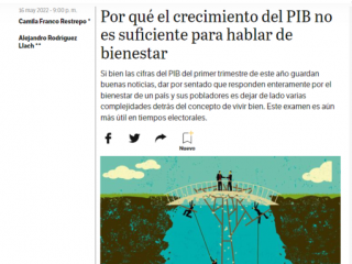 Por qué el crecimiento del PIB no es suficiente para hablar de bienestar