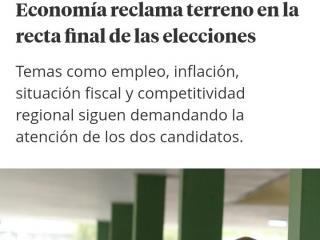 Economía reclama terreno en la recta final de las elecciones