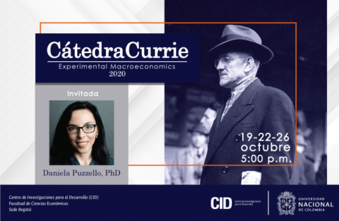 Cátedra Currie 2020 contará con experta internacional en macroeconomía experimental