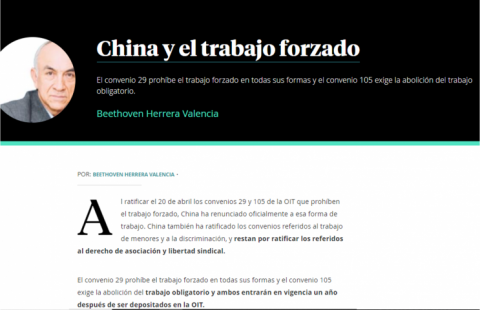 China y el trabajo forzado