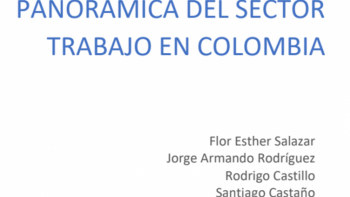 Panoràmica del sector trabajo en Colombia